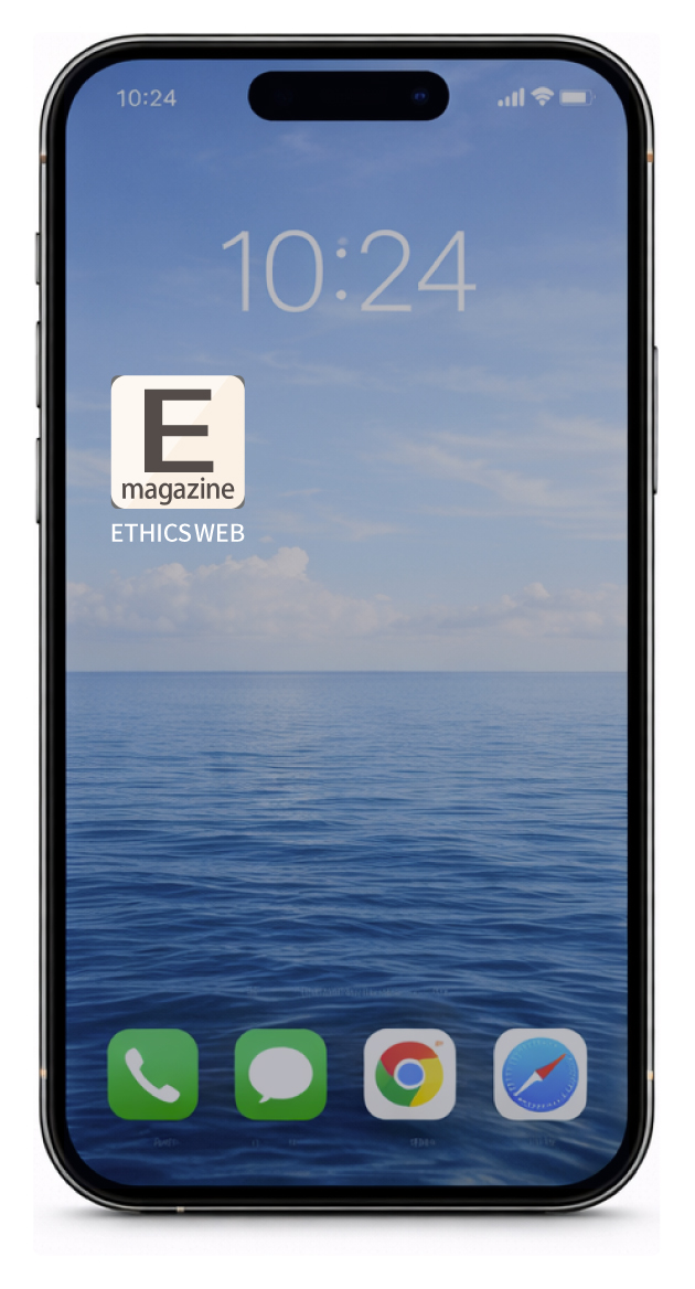 iPhoneホーム画面の例